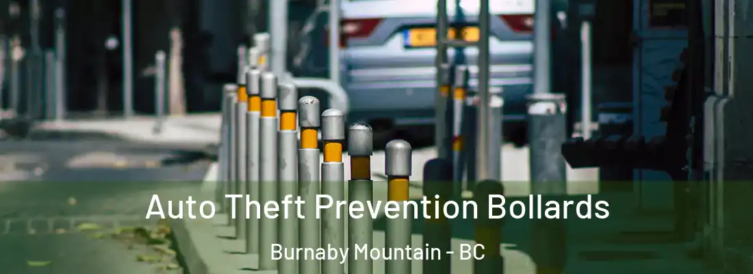  Auto Theft Prevention Bollards Burnaby Mountain - BC