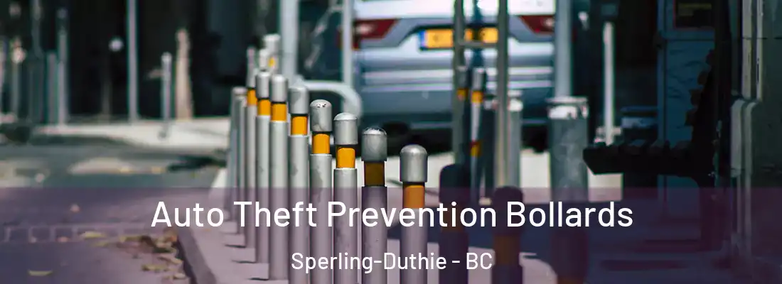  Auto Theft Prevention Bollards Sperling-Duthie - BC