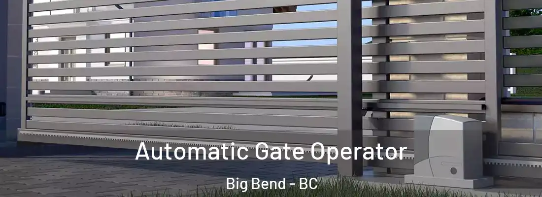 Automatic Gate Operator Big Bend - BC
