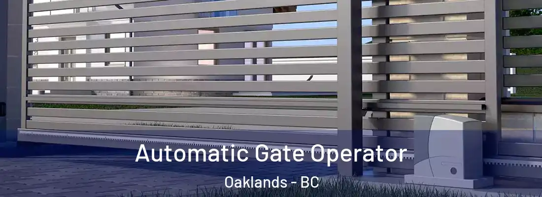  Automatic Gate Operator Oaklands - BC