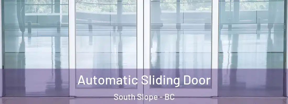  Automatic Sliding Door South Slope - BC