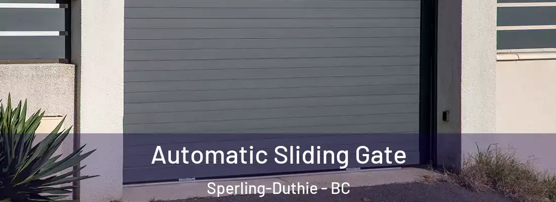  Automatic Sliding Gate Sperling-Duthie - BC