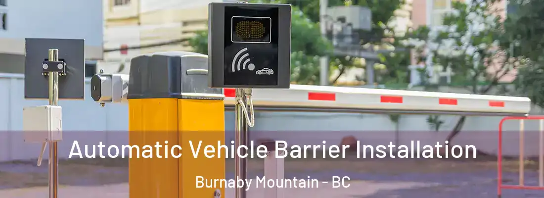  Automatic Vehicle Barrier Installation Burnaby Mountain - BC