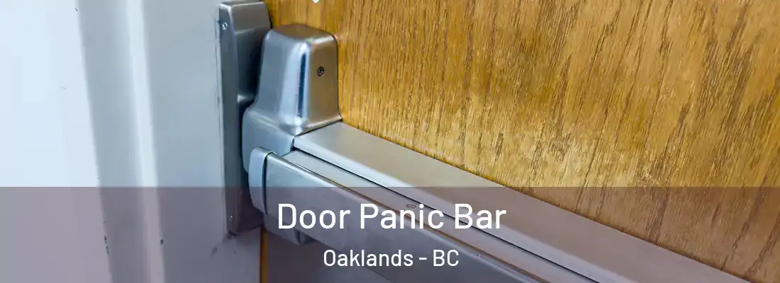  Door Panic Bar Oaklands - BC
