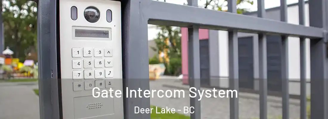  Gate Intercom System Deer Lake - BC