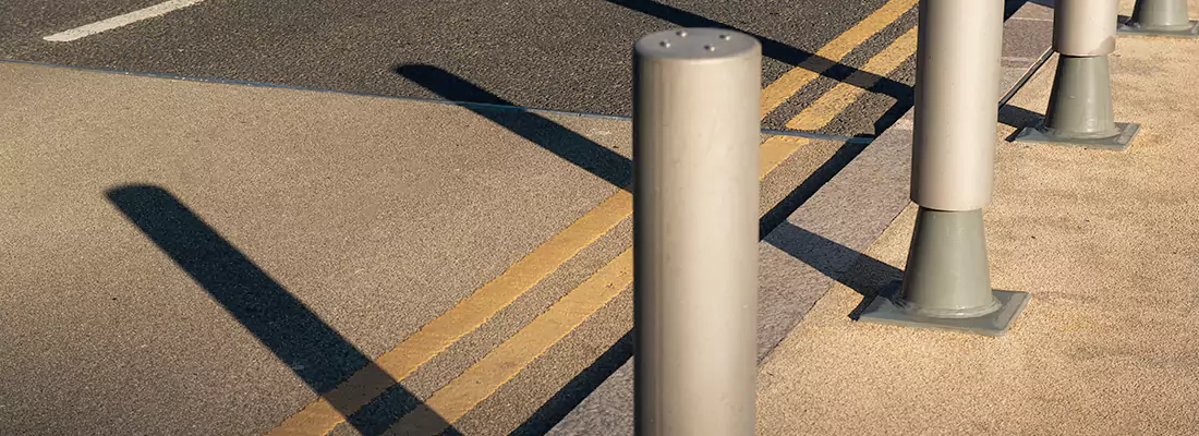 Custom Retractable Barrier Column Installations in Burnaby, BC