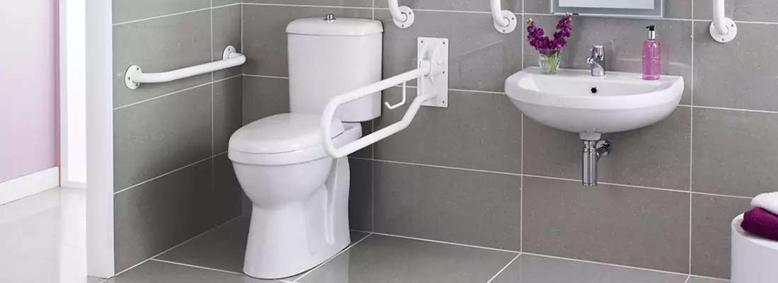 Modern Handicap Bathroom Solutions with Safety Features in Burnaby, BC