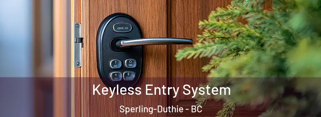  Keyless Entry System Sperling-Duthie - BC