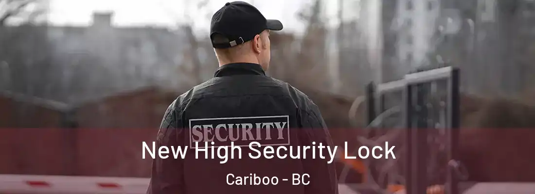  New High Security Lock Cariboo - BC