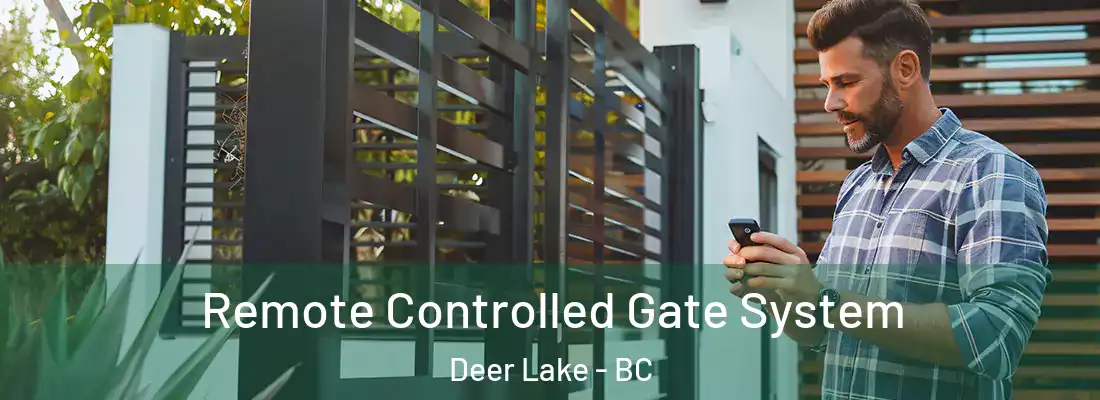  Remote Controlled Gate System Deer Lake - BC