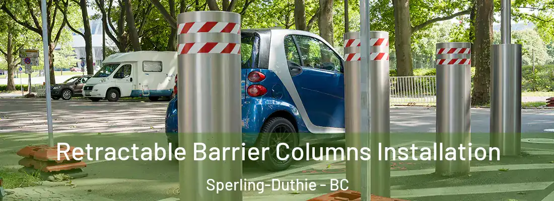  Retractable Barrier Columns Installation Sperling-Duthie - BC