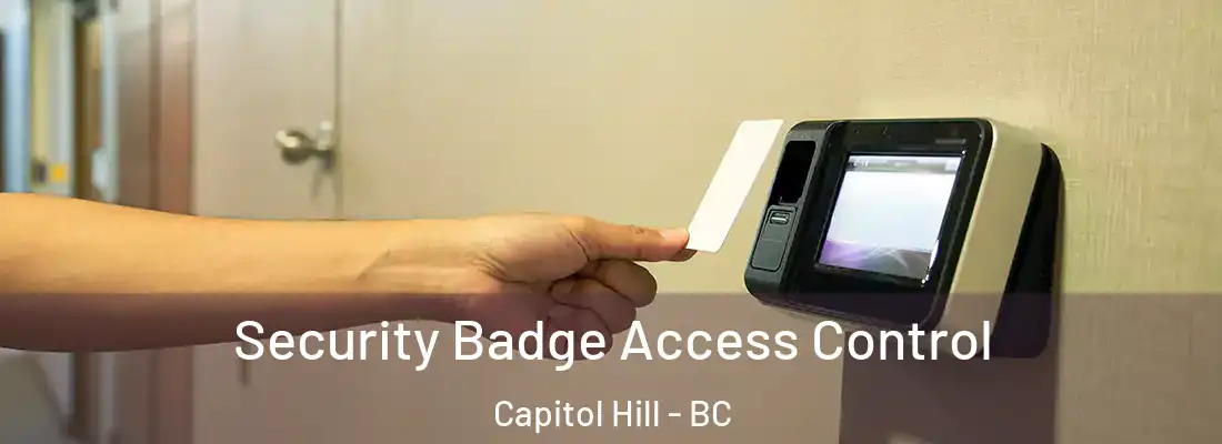  Security Badge Access Control Capitol Hill - BC