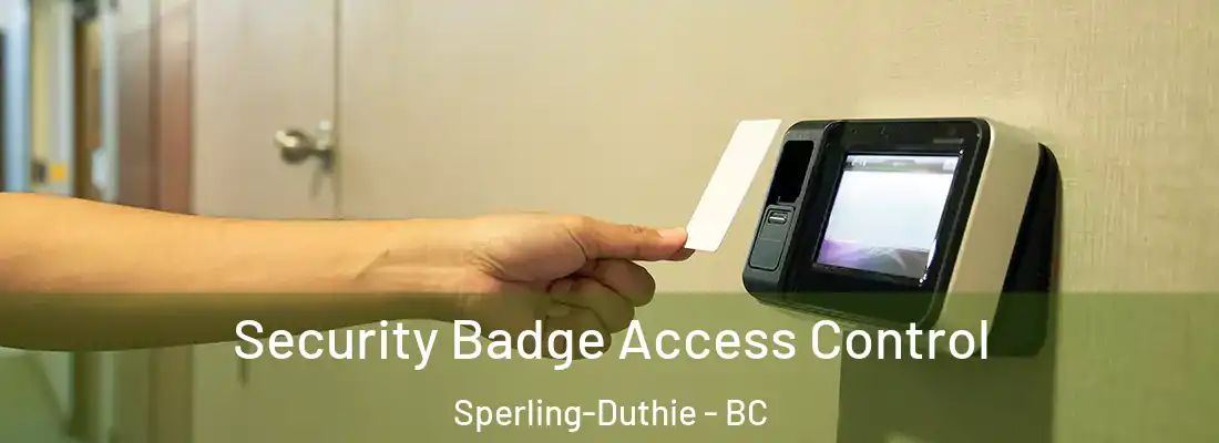  Security Badge Access Control Sperling-Duthie - BC