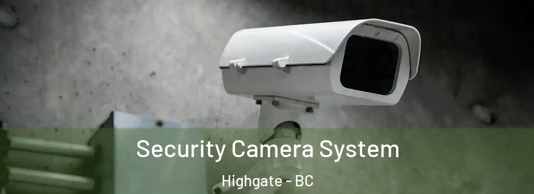  Security Camera System Highgate - BC