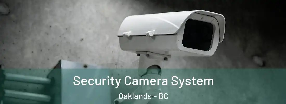  Security Camera System Oaklands - BC