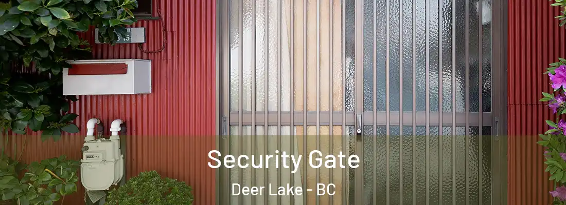  Security Gate Deer Lake - BC