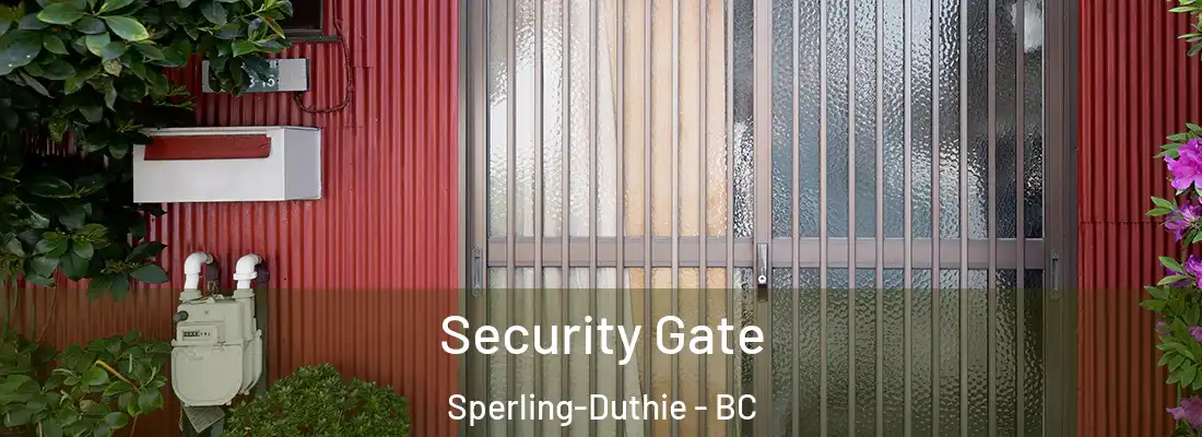 Security Gate Sperling-Duthie - BC