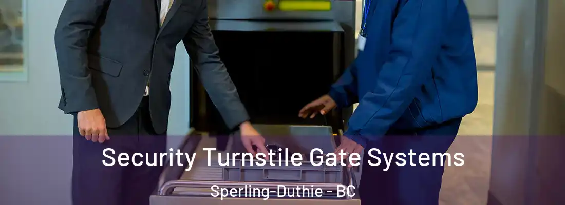  Security Turnstile Gate Systems Sperling-Duthie - BC