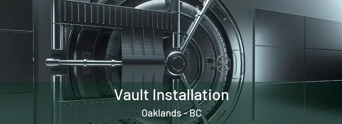  Vault Installation Oaklands - BC